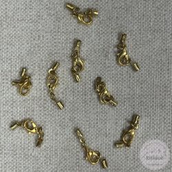 Csatos végzáró sárga arany színből