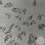 Csatos végzáró ezüst színben