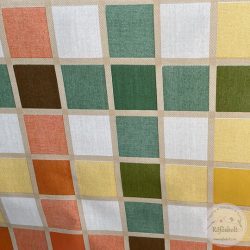 Viaszos vászon: ízléses, színes négyzetek