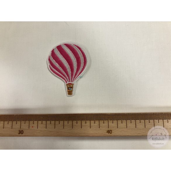Csíkos hőlégballon, vasalható folt (VM022)