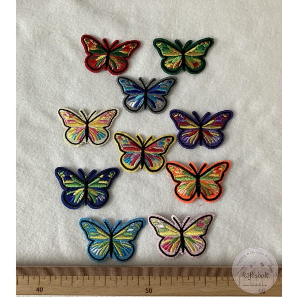 Színes lepkék, 7 x 4,5 cm