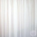 Voile fehér egyszínű ólomzsinóros  (300cm)