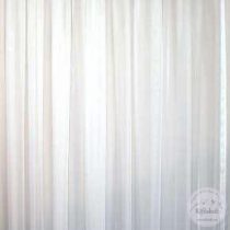 Voile fehér egyszínű ólomzsinóros  (300cm)