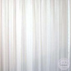 Voile fehér egyszínű ólomzsinóros  (300cm)