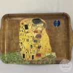 Klimt Csók tálcán