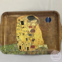 Klimt Csók tálcán