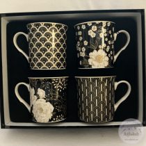 Fekete-fehér-arany, nagy bögrék