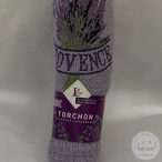 Levendula színű hímzett konyharuha