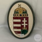   Magyar címer magyar iparművésztől kerámiából, 25x17 cm