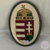   Magyar címer magyar iparművésztől kerámiából, 25x17 cm