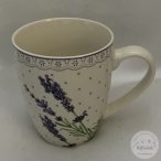 Levendula mintás bögre