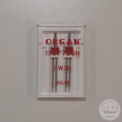 Háztartási varógéptű: ORGAN ikertű 80/2 (2db-os)