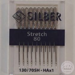   Háztartási varrógéptű:SILBER Stretch anyag varró 80 (10 db-os) 