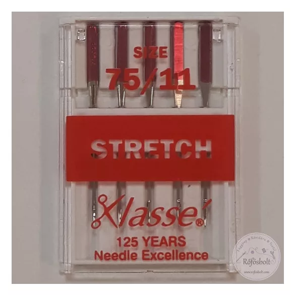 Háztartási varrógéptű: Klasse stretch anyag varró 11/75 (5 db-os) 