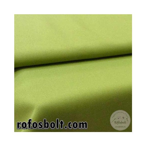 Könnyű esésű árnyékoló: borsózöld (light green) panama