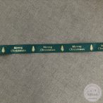 Fenyőzöld alapon arany felirat