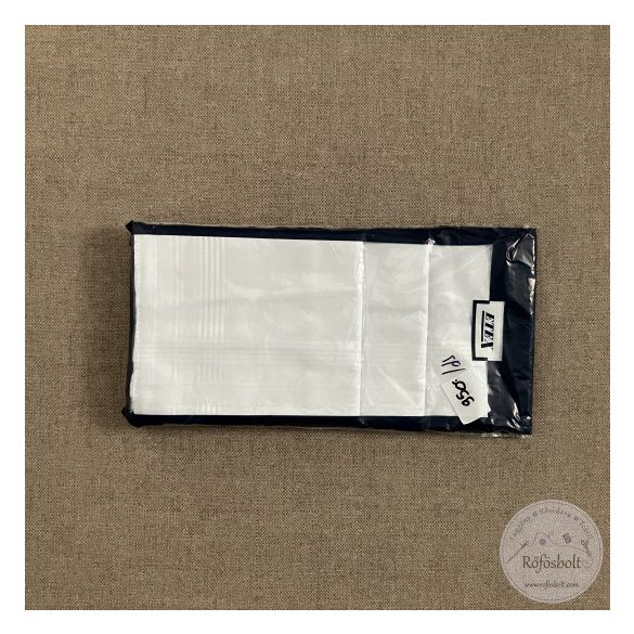 Fehér textil zsebkendő